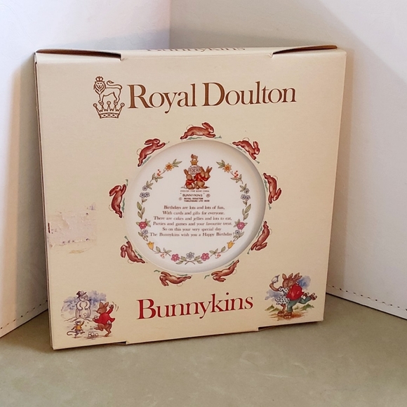 Royal Doulton-Bunnykins 8" Bone China 'Happy Birthday' Collectors Plate - Picture 2 of 5